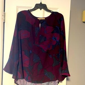 Ann Taylor Loft floral blouse